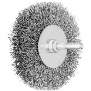 image of PFERD Round brush with shaft, ungezopft RBU 8015/6 ST 0.30 43106001 10 pc(s)