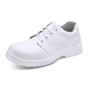 Image of Click Footwear Tie Shoes Micro Fibre S2 Size 9 White Ref CF82209 Up to