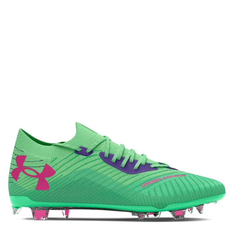 Image of Under Armour Mens UA Shadow Elite 2.0 Firm Ground Football Boots Green male 6.5 (40.5)