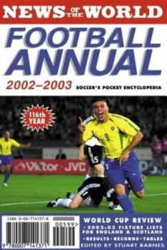 Image of Football Annual 2002-03 by Stuart Barnes and News of the World Paperback