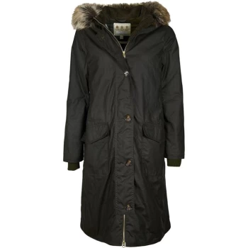Image of Barbour Claudia Wax - Olive/Hawthorn