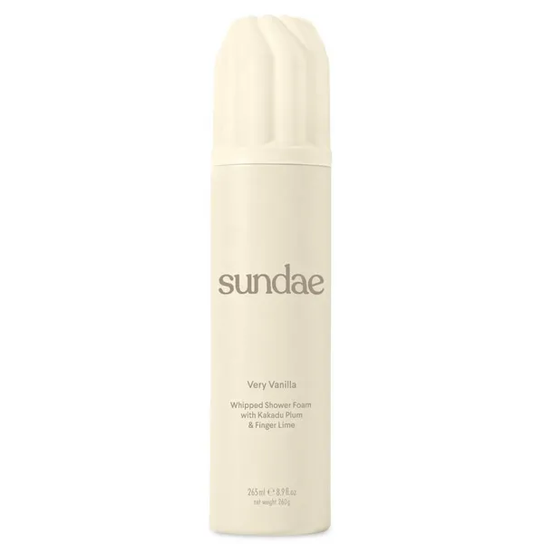 image of SUNDAE Very Vanilla Whipped Shower Foam 260ml