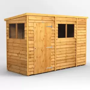 image of 10x4 Power Overlap Pent Garden Shed