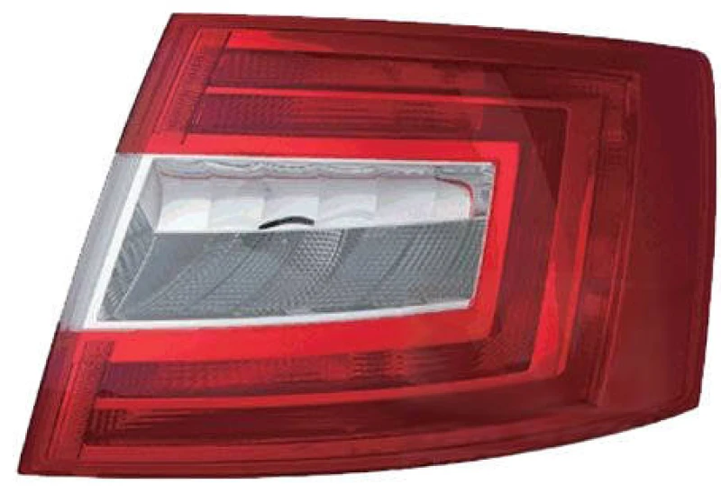 Image of VAN WEZEL 7624932 Rear light without bulb holder, Right Combination Rearlight (391)