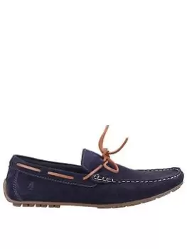 Image of Hush Puppies Reuben Boat Shoe, Navy, Size 11, Men