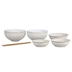 image of Denby Natural Canvas Asian Dining Set