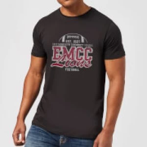 Image of East Mississippi Community College Lions Distressed Mens T-Shirt - Black