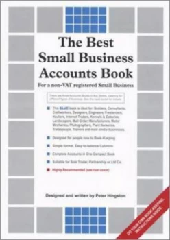 Image of Best Small Business Accounts Book blue Version by Peter Hingston Hardback