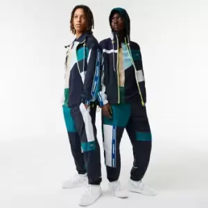 Image of Lacoste Unisex Holiday Water-Repellent Patchwork Trackpants Size 3 - S Multicolor