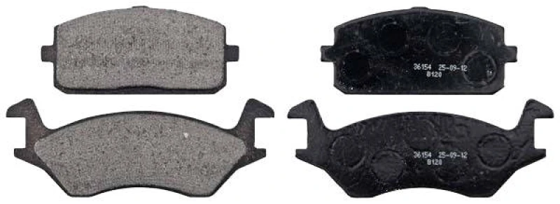 Image of A.B.S. 36154 Brake pad set without integrated wear sensor Brake Pad Set,disc brake (402)
