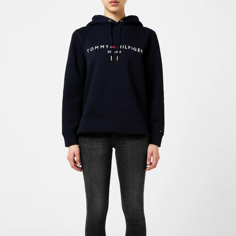 Image of Tommy Hilfiger Essential Hilfiger Hoodie - Blue Blue 16