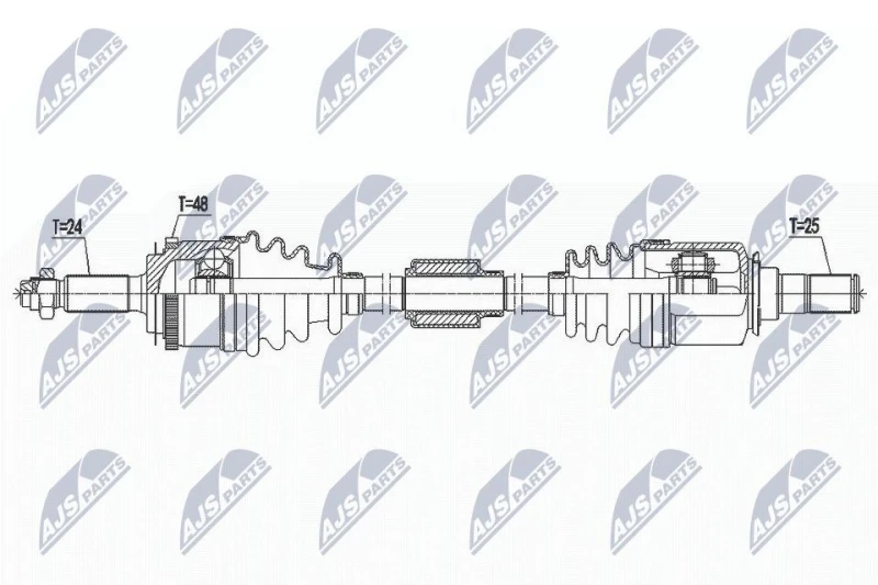 Image of NTY Drive shaft NTY NPW-HY-547