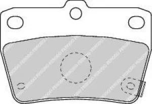 Image of Ferodo FDB1531 Brake Pad Set Front Axle Premier Car