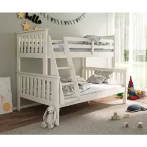 Image of Carra Triple Sleeper White With Pocket Sprung Mattresses