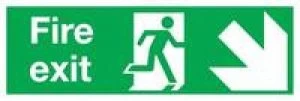 Image of Fire Exit Man Arw Dw Rgt 15x45 Sa E99s/s