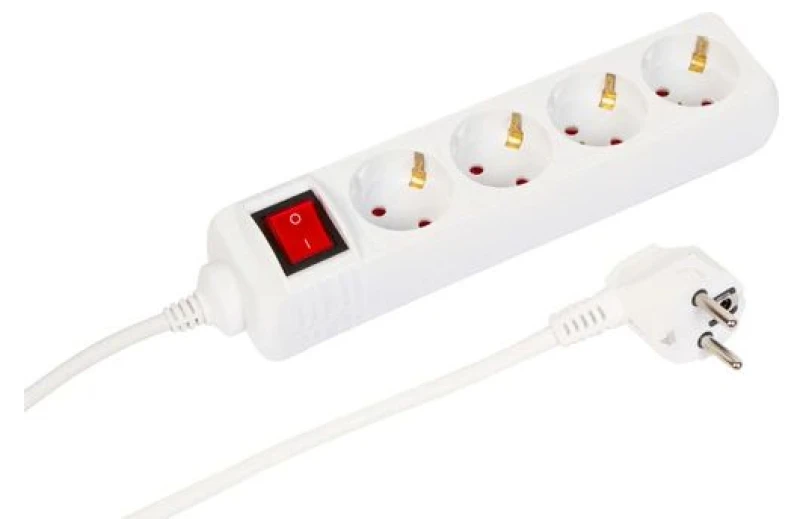 Image of Microconnect MC-GRU00415WS power extension 1.5 m 4 AC outlet(s) Indoor
