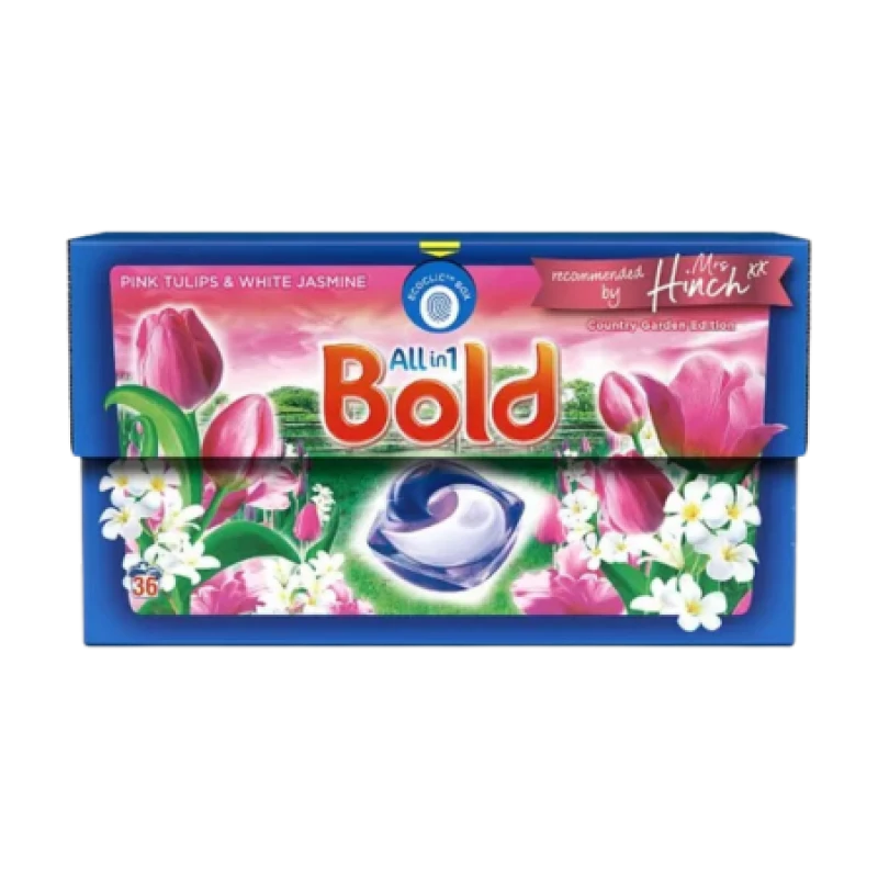 Image of Bold All-in-One Platinum Cherry Blossom Washing Tabs - 29 pcs CHE-509028