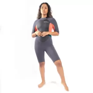 Image of Gul Response 3/2mm Flatlock Ladies Shorty - Grey