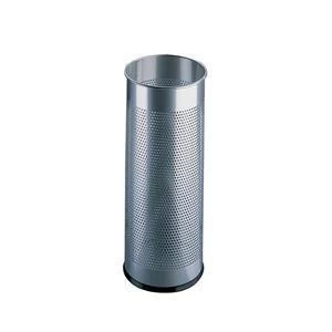 Image of Original Durable 28.5 Litres Metal Round Umbrella Stand Silver
