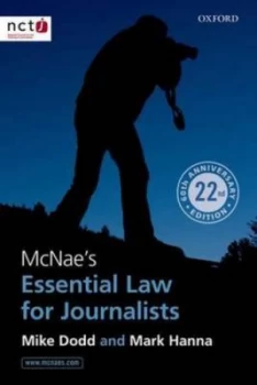 Image of Mcnaes Essential Law for Journalists by Mike Dodd Paperback