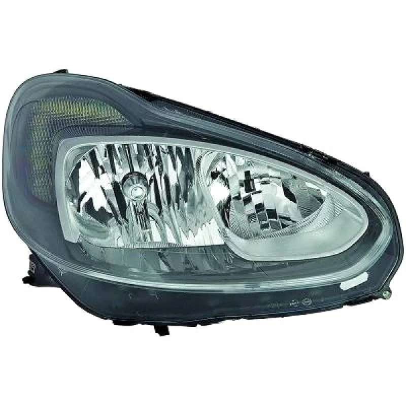 Image of DIEDERICHS 1800082 Headlights Priority Parts H7/H1, Right, with motor for headlamp levelling Headlight (259)