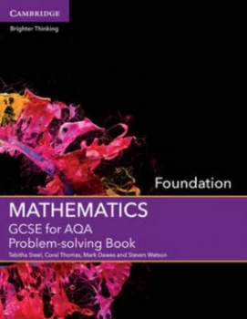 Image of Gcse Mathematics for Aqa. Foundation Problem-Solving Book by Tabitha Steel Book