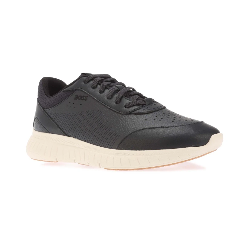 Image of Boss Mens Titanis Runners Ltmx Low-Top Trainers Navy male 7 (41)