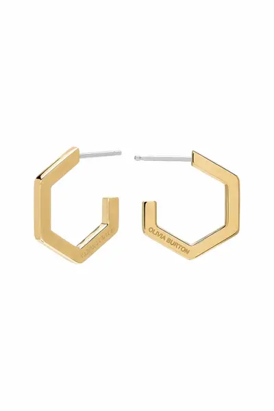 image of Olivia Burton Jewellery Ladies Olivia Burton Honeycomb Earrings 24100150