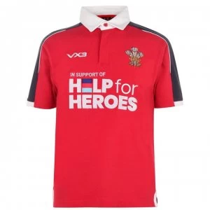 Image of VX-3 Help 4 Heroes Wales Shirt Mens - Red