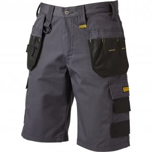 Image of DEWALT Cheverley Lightweight Shorts Grey 30"