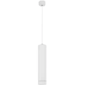 image of Hope Slim Pendant Ceiling Light Sandy White Aluminium LED GU10 1x10W - Merano