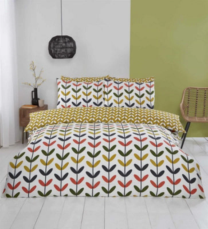 Image of Rapport Jules Multi Duvet Cover Set Double Bedding Set