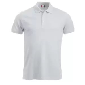 image of Clique Mens Manhattan Polo Shirt (XS) (White)