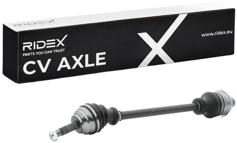 Image of RIDEX 13D0411 Drive shaft Front Axle Right Drive Shaft (13)
