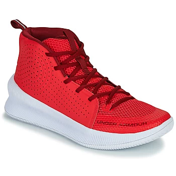 Image of Urban Armor Gear JET mens Basketball Trainers (Shoes) in Red