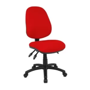 image of Vantage 200 3 lever asynchro operators chair with no arms - red