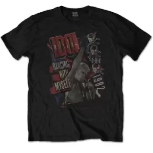 image of Billy Idol - Dancing with Myself Unisex XX-Large T-Shirt - Black