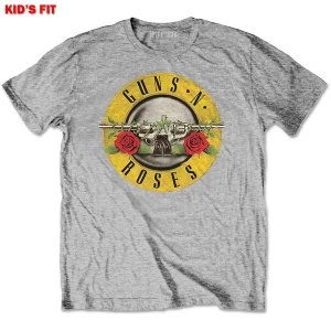 Image of Guns N' Roses - Classic Logo Kids 3 - 4 Years T-Shirt - Grey