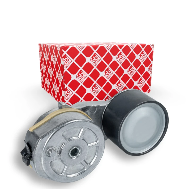 Image of FEBI BILSTEIN 27117 Tensioner Aluminium Belt Tensioner,v-ribbed belt (541)