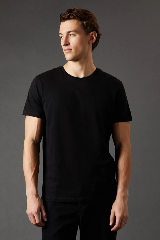 Image of Burton Burton Men Black 3 Pack Crew Neck T-Shirt Size: X-Large Black X-Large Male 5045725490779