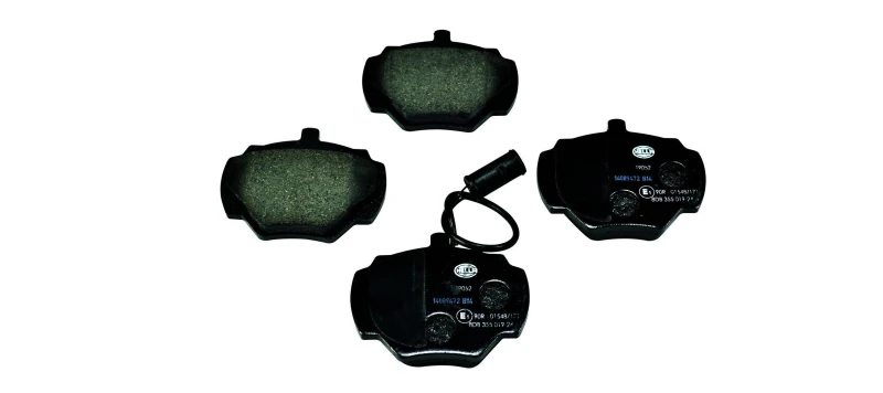 Image of HELLA Brake pad set HELLA 8DB 355 019-241