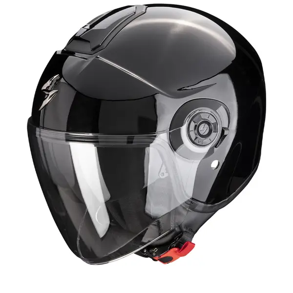 image of Scorpion Exo-City II Solid Black Jet Helmet L