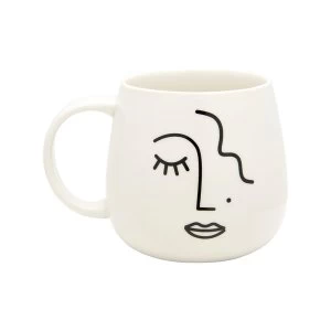 Image of Sass & Belle Abstract Face Mug