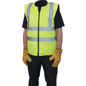 Image of XL Hi-Vis Orange Reversible Body Warmer EN20471 - Tuffsafe
