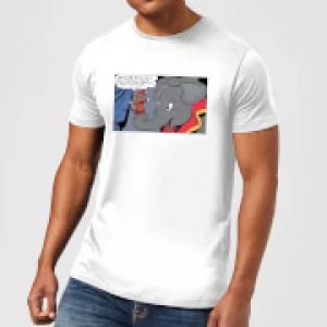 Image of Disney Dumbo Rich and Famous Mens T-Shirt - White