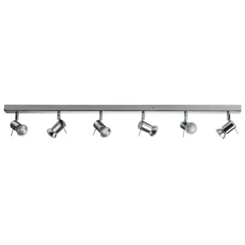 image of Linea Verdace Lighting - Linea Verdace Penna 6 Light Spotlight Bar Chrome