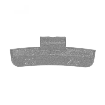 image of SEALEY WWAH25 Wheel Weight 25g Hammer-On Plastic Coated Zinc x 100