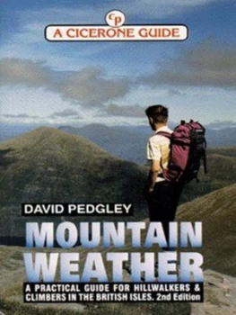 Image of Mountain Weather by David E Pedgley Paperback