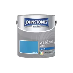 Image of Johnstone's Interior Wall & Ceiling Paint Matt Waterfall 2.5ltr - Waterfall