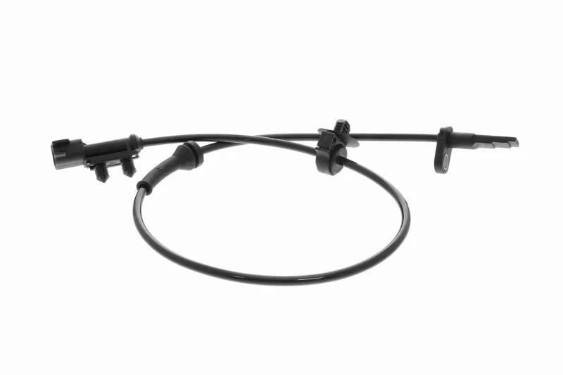Image of VEMO V58-72-0009 ABS Sensor Green Mobility Parts Rear Axle Right, with cable Sensor,wheel speed (412)